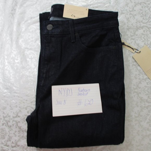 NYDJ  Barbara Boot Cut Jeans NWT Size 8                            #120 - Picture 8 of 9